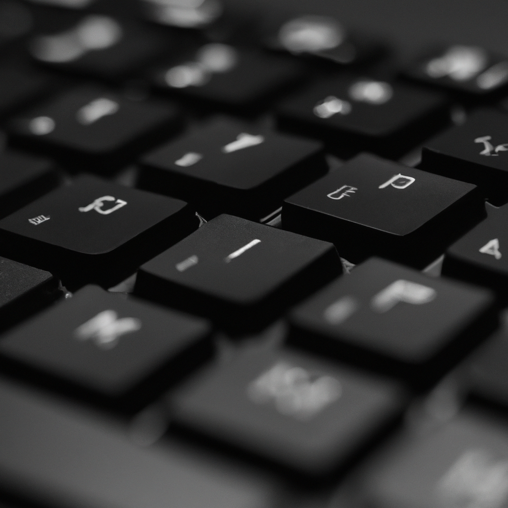 Teclado con atajos de edición para redacción